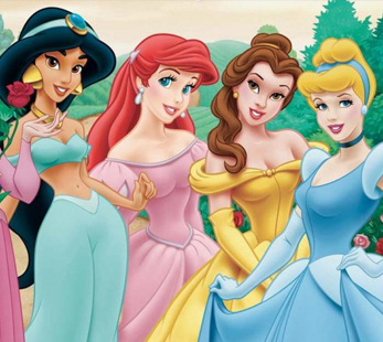 Cenário de festa com personagens e cores alegres